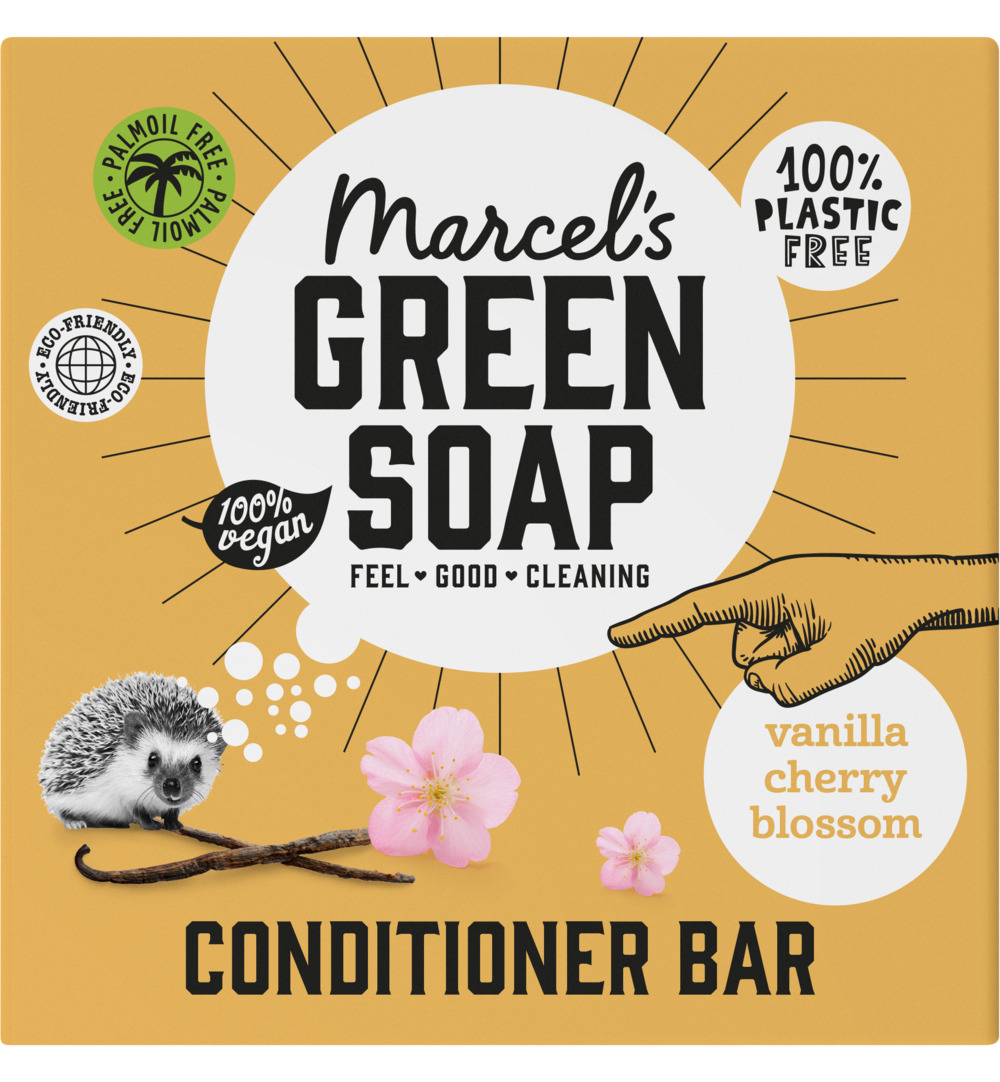Marcel's Green Soap Conditioner Bar Vanille & Cherry Blossom (60 gr)