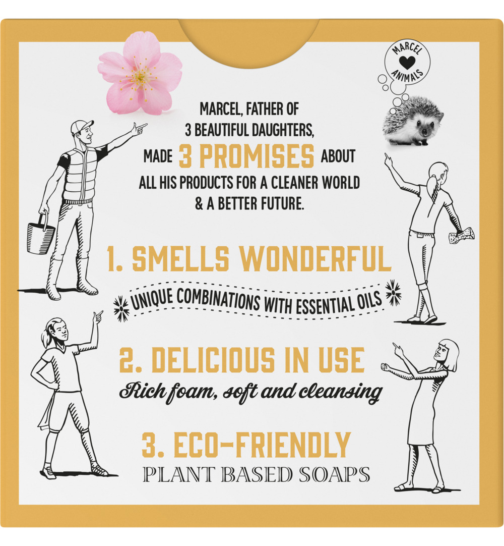 Marcel's Green Soap Conditioner Bar Vanille & Cherry Blossom (60 gr) - image 2