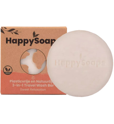 Happysoaps 3-in-1 Travel wash sweet (40 gr)
