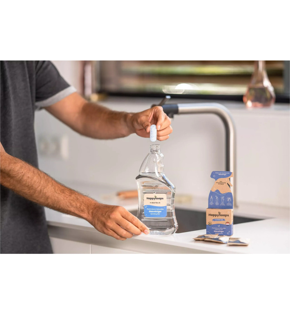 Happysoaps Cleaning tabs glasreiniger sparkling mint (3 stuks) - image 4