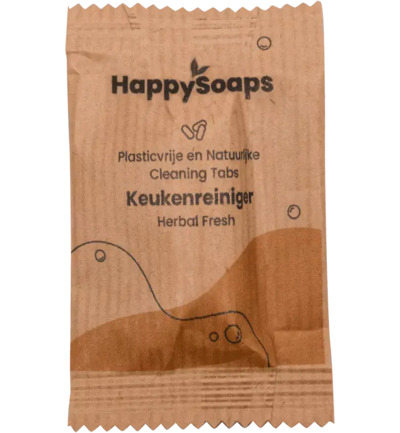 Happysoaps Cleaning tabs keukenreiniger herbal fresh (3 stuks)