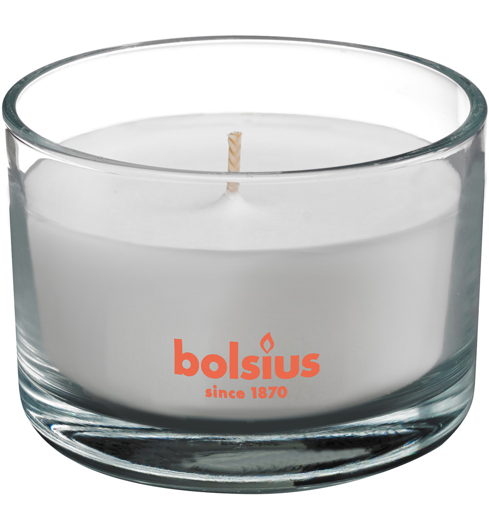 Bolsius True Scents gevuld geurglas 50/80 Fresh Cotton (1 stuk)
