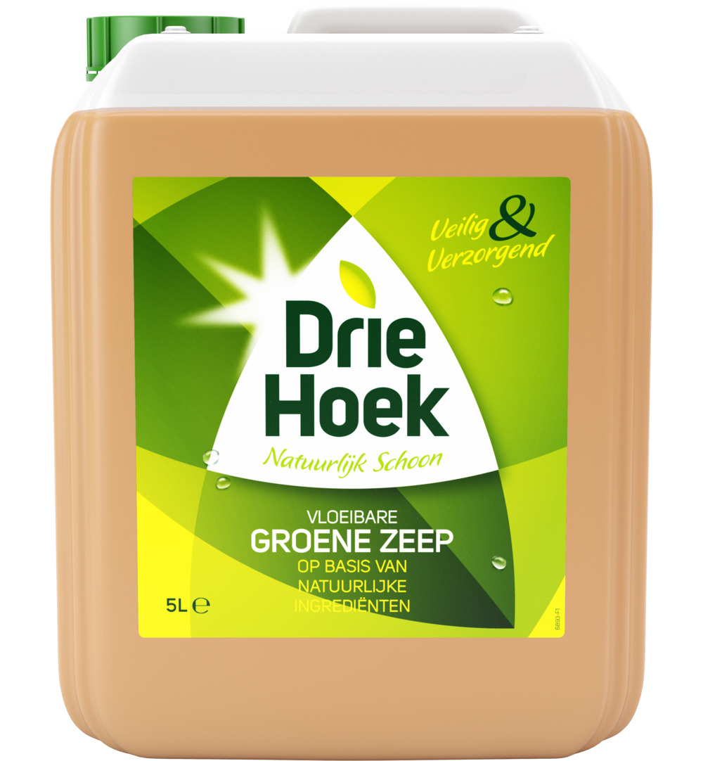 Driehoek Vloeibare Groene Zeep (5000 ml)