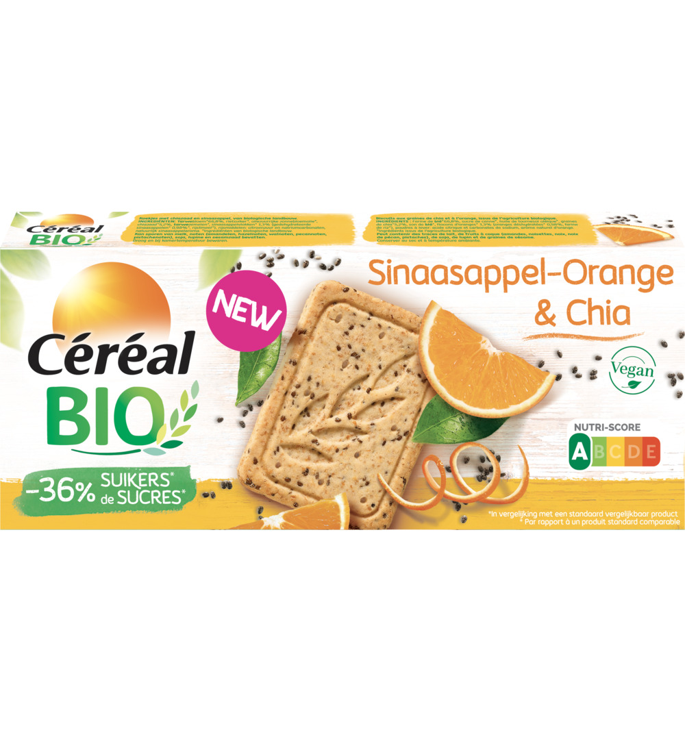 Céréal Bio Sinaasappel Chiazaad (132 gr)