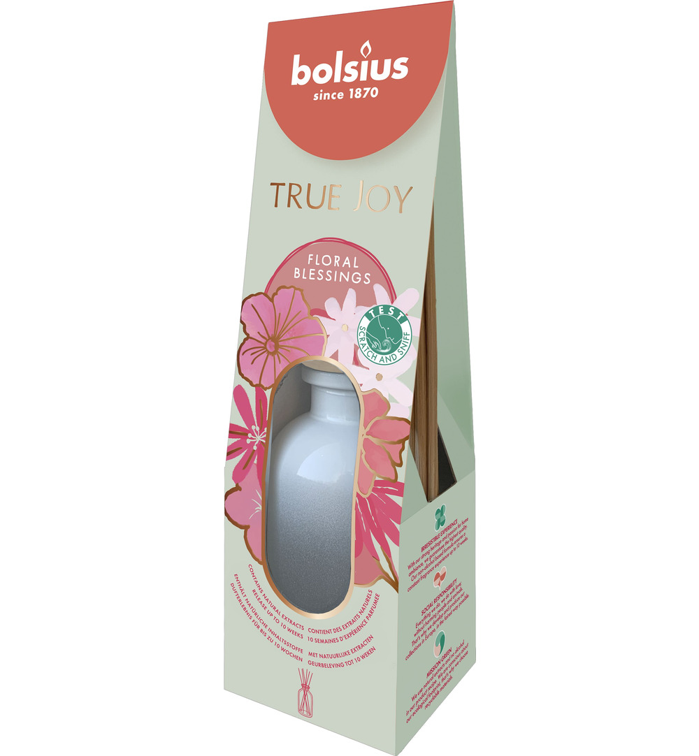 Bolsius True Joy geurverspreider 80ml Floral Blessings (80 ml)