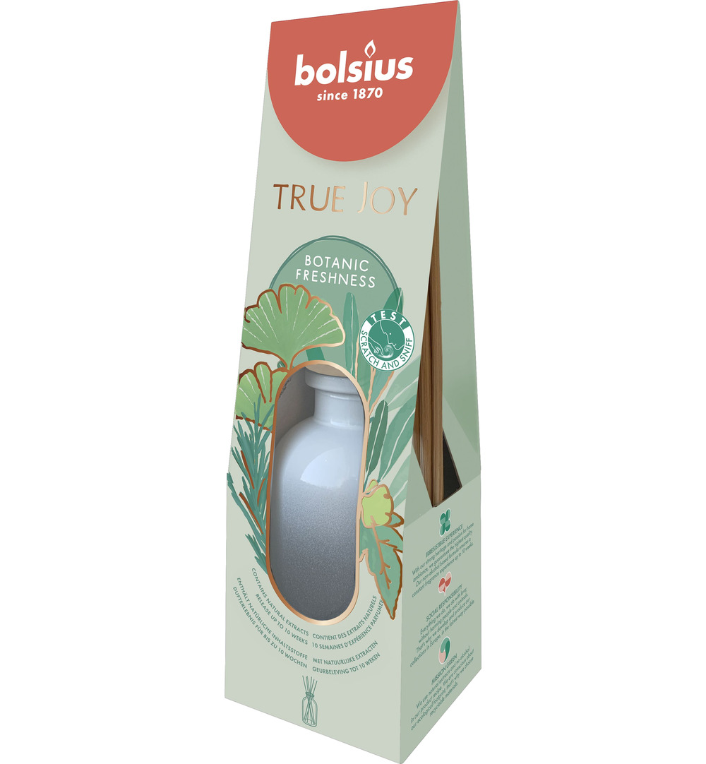 Bolsius True Joy geurverspreider 80ml Botanic Freshness (80 ml)