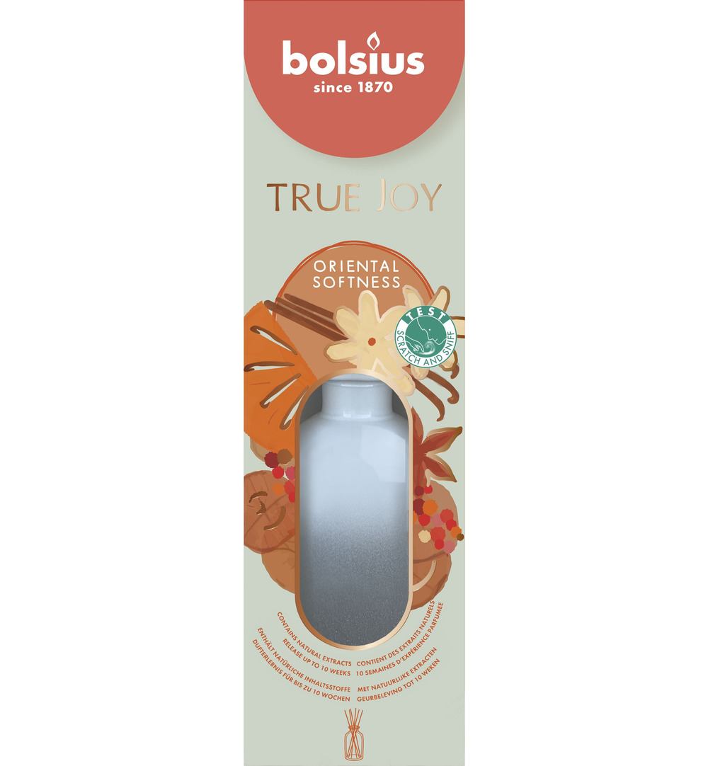 Bolsius True Joy geurverspreider 80ml Oriental Softness (80 ml)
