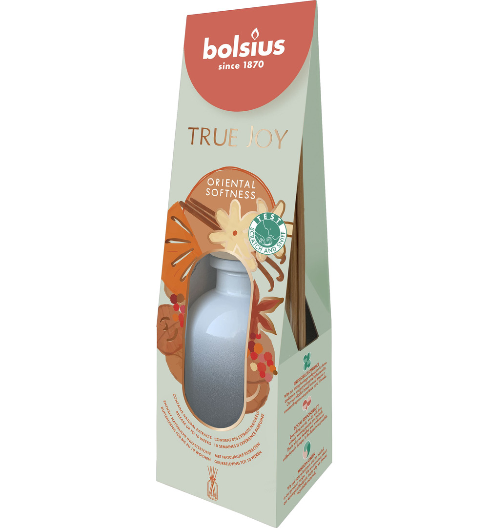 Bolsius True Joy geurverspreider 80ml Oriental Softness (80 ml)
