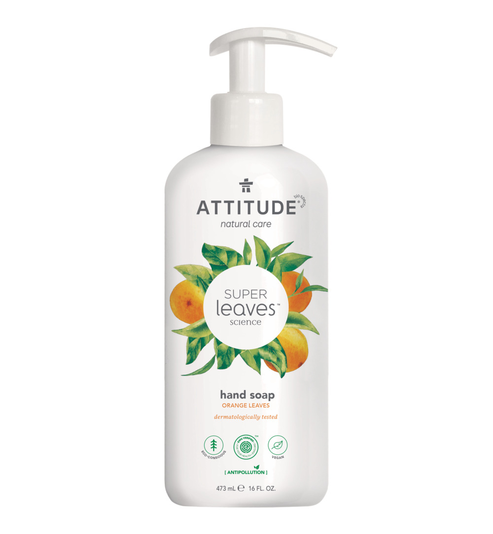 Attitude Super Leaves Handzeep orange leaves (473 ml)
