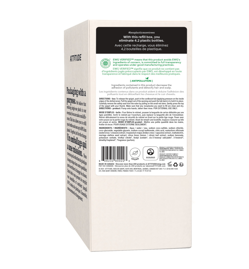 Attitude Super Leaves Bulk2 Go Handzeep lemon leaves (2000 ml) - image 2