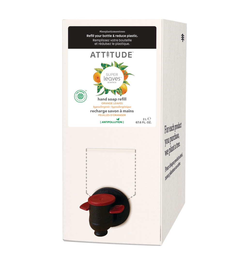 Attitude Super Leaves Bulk2 Go Handzeep orange leaves (2000 ml)