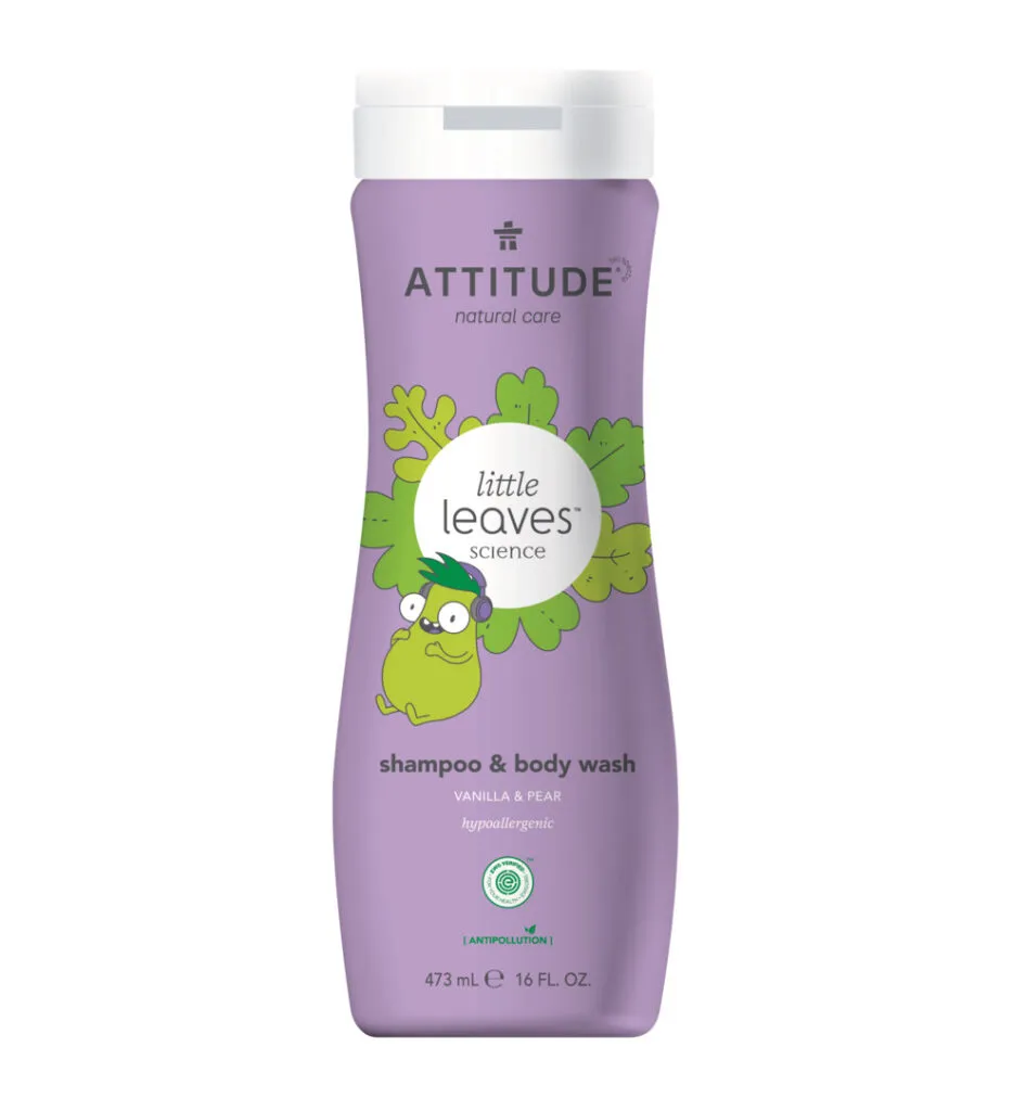 Attitude Little Leaves 2-in-1 shampoo vanille & peer (473 ml)