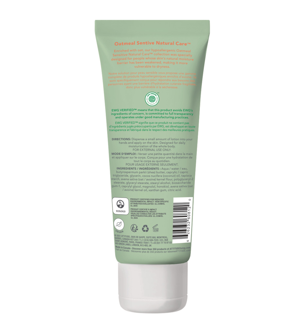 Attitude Sensitive Skin Baby Verzachtende bodycream voor dagelijkse verzorging (200 ml)