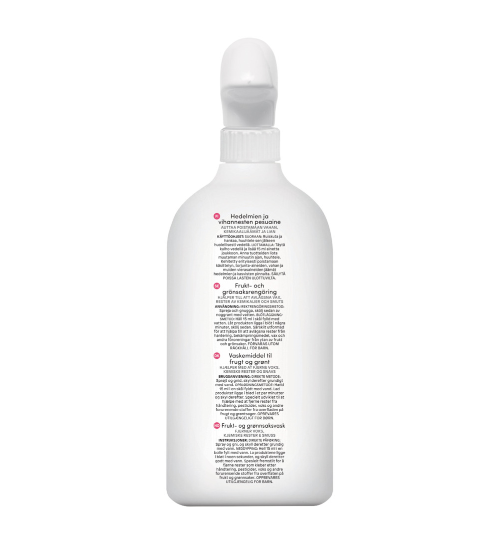 Attitude Nature+ Fruit en Groente Reiniger (800 ml)