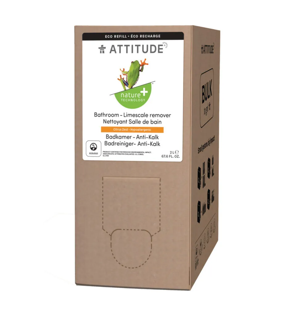 Attitude Nature+ Bulk2Go Badkamerreiniger Citrus Zest (2000 ml)