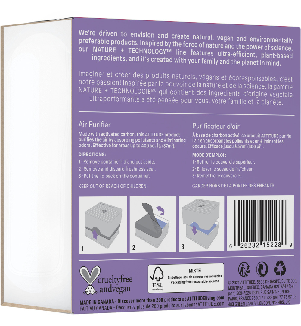 Attitude Nature+ Bulk2Go Luchtverfrisser Lavendel/Eucalyptus (227 gr) - image 3