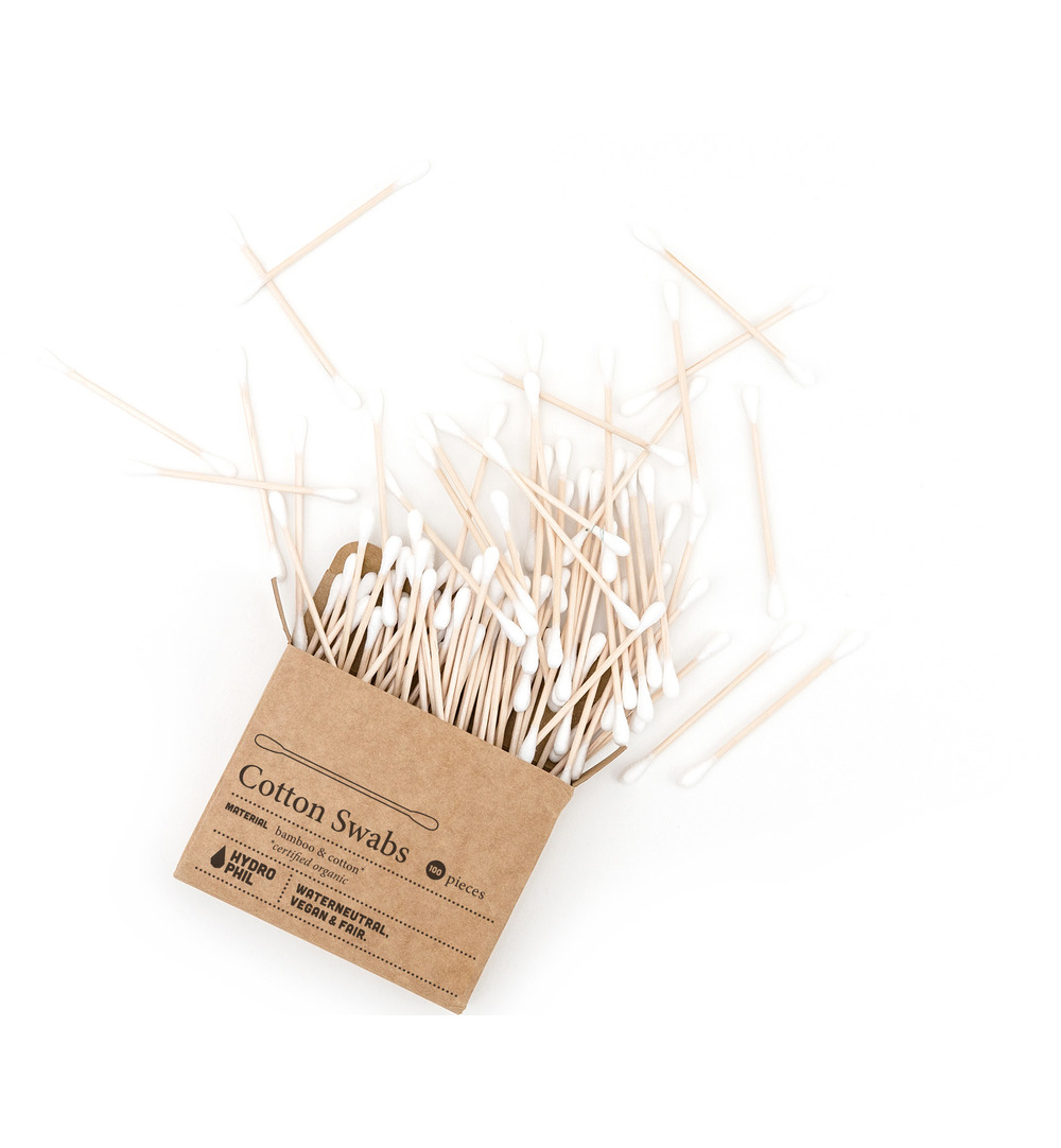 Hydrophil Wattenstaafjes Van Bamboe En Bio-Katoen (100 stuks) - image 2