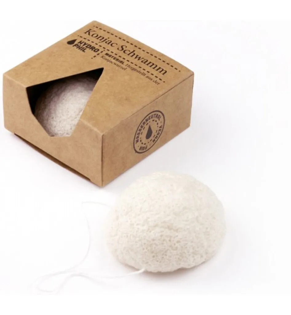 Hydrophil Konjac Spons 100% Plantaardig (1 stuk)