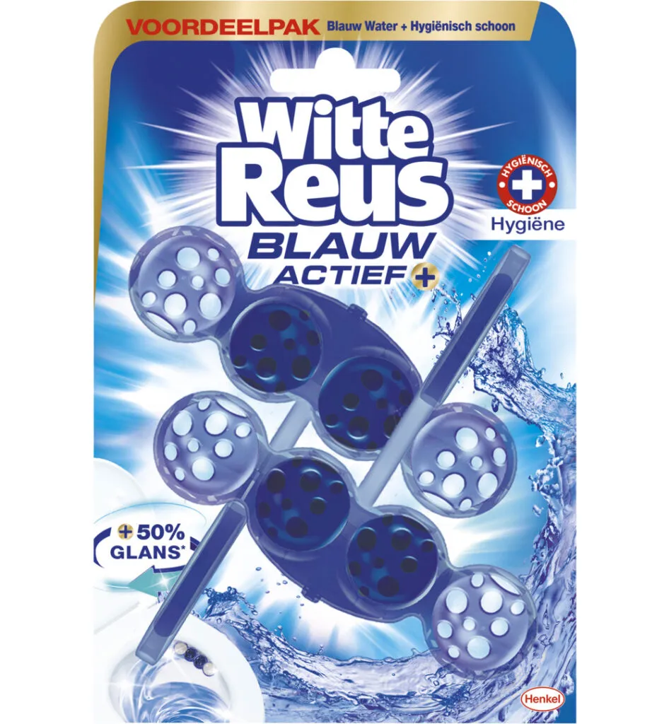 Witte Reus Toiletblok blauw actief hygiene (100 gr)