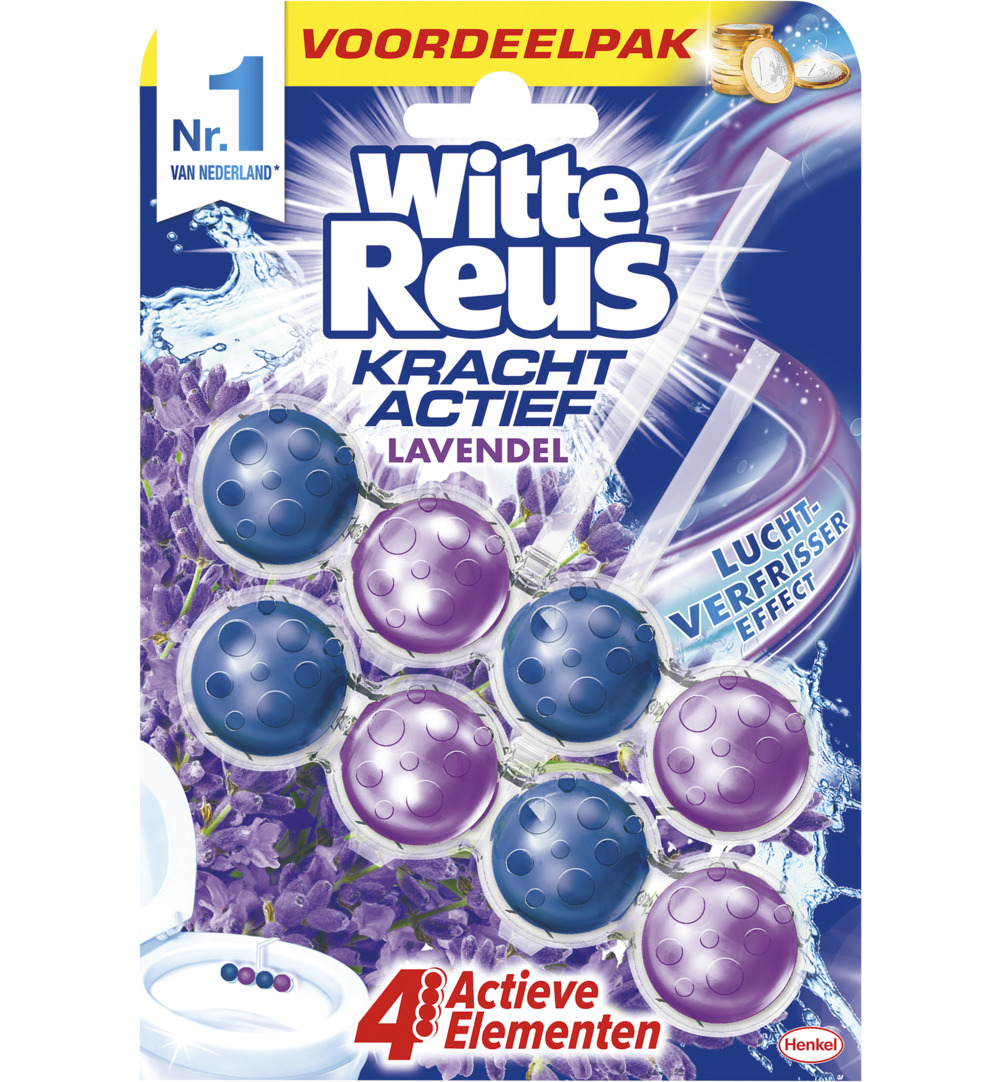 Witte Reus Toiletblok Kracht Actief Lavendel (100 gr)