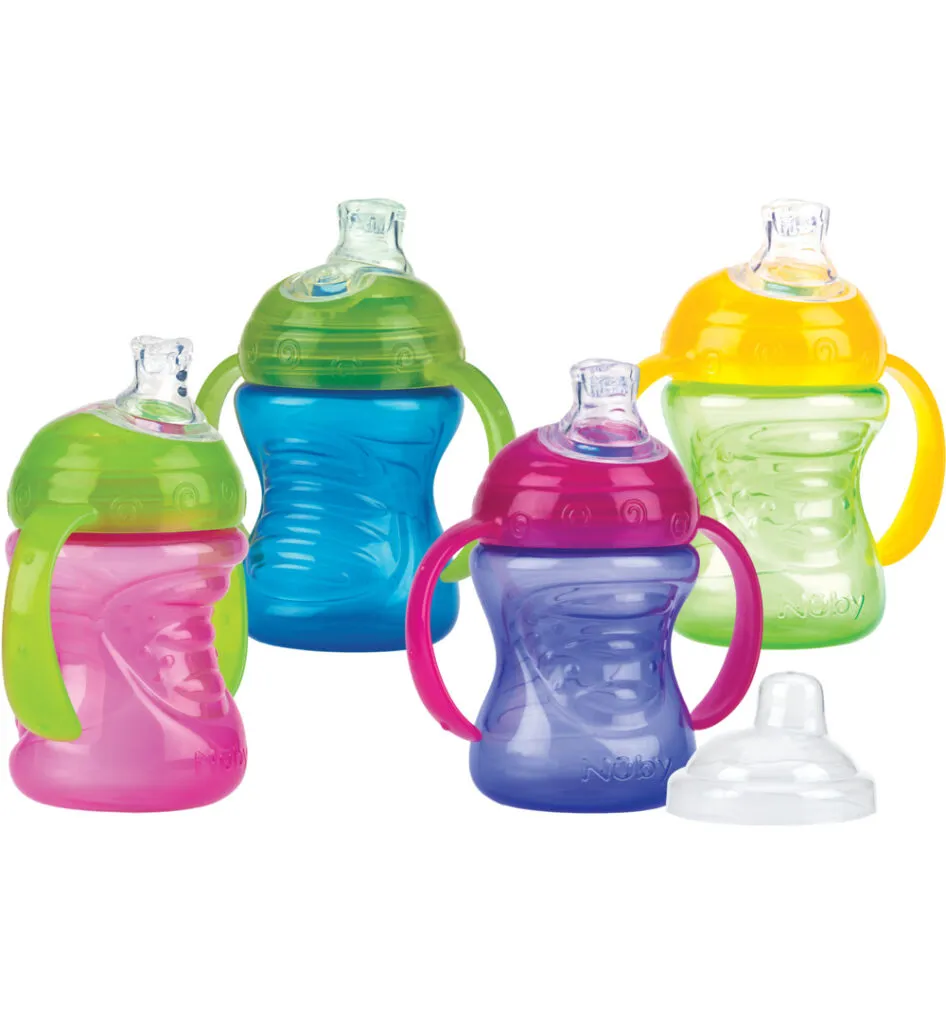 Nuby Super Sprout Antilek Drinkbeker 240ml 6+ Maanden (1 stuk ASSORTI)