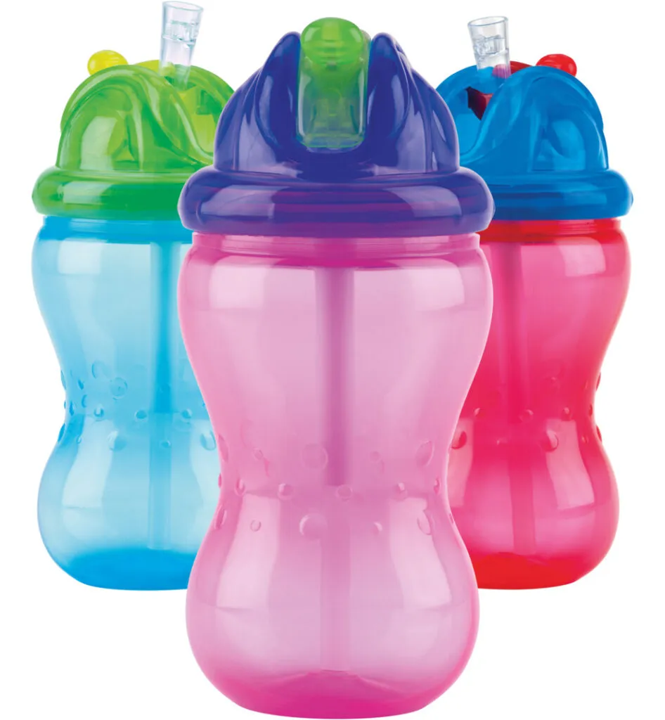 Nuby Flip-It Rietjesbeker 355ml 12+ Maanden (1 stuk ASSORTI)