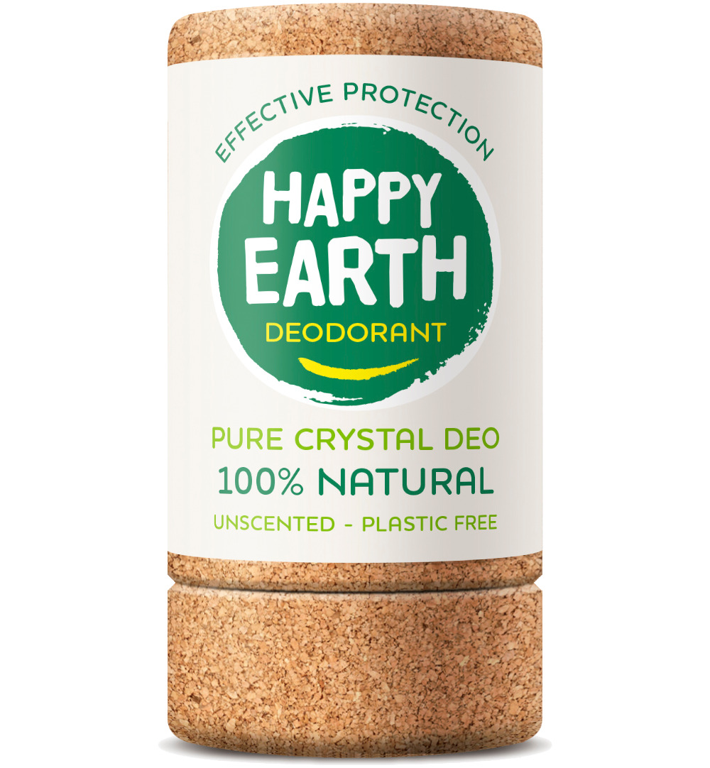 Happy Earth Pure crystal deodorant unscented (90 gr)