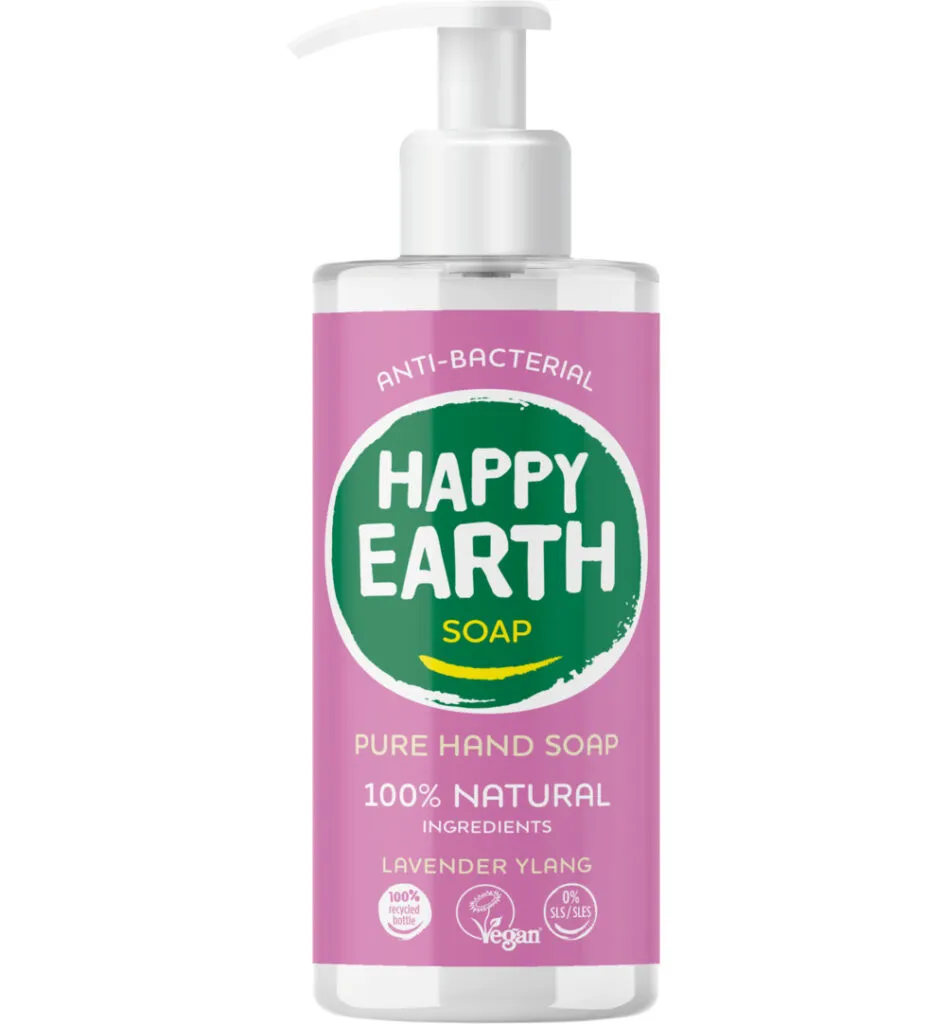 Happy Earth Pure hand soap lavender ylang (300 ml)