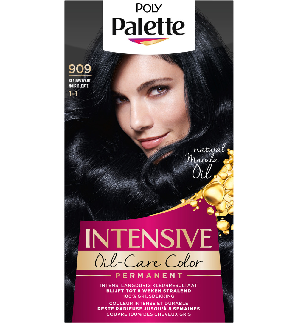 Poly Palette Haarverf - 909 Blauw Zwart (1 stuk)