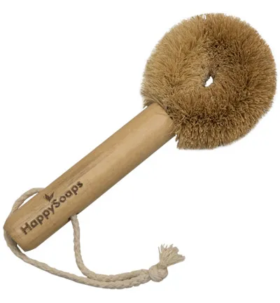 Happysoaps Plasticvrije Afwasborstel Van Kokos (1 stuk)