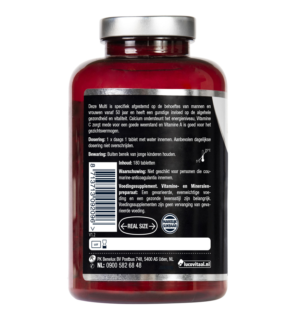Lucovitaal Multi A-Z 50+ (180 tabletten) - image 3
