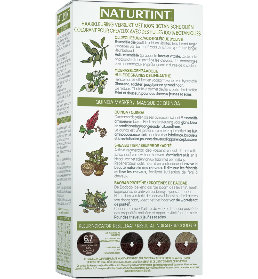 Naturtint 6.7 Donker choco blond (170 ml)