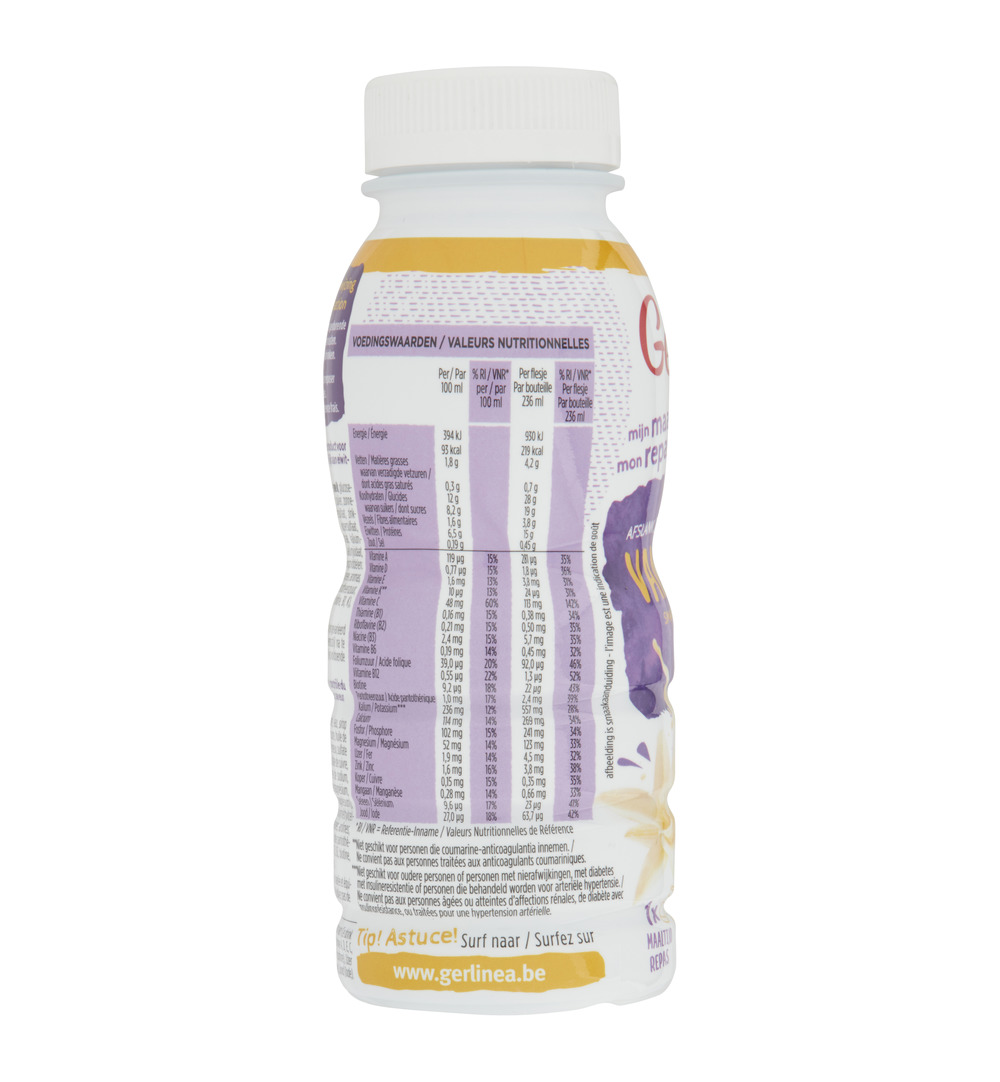 Gerlinéa Afslank Drinkmaaltijd Vanille smaak (236 ml) - image 4