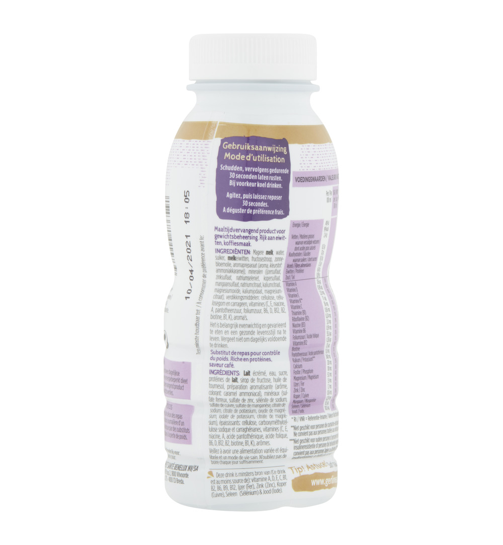 Gerlinéa Afslank Drinkmaaltijd Koffie smaak (236 ml)