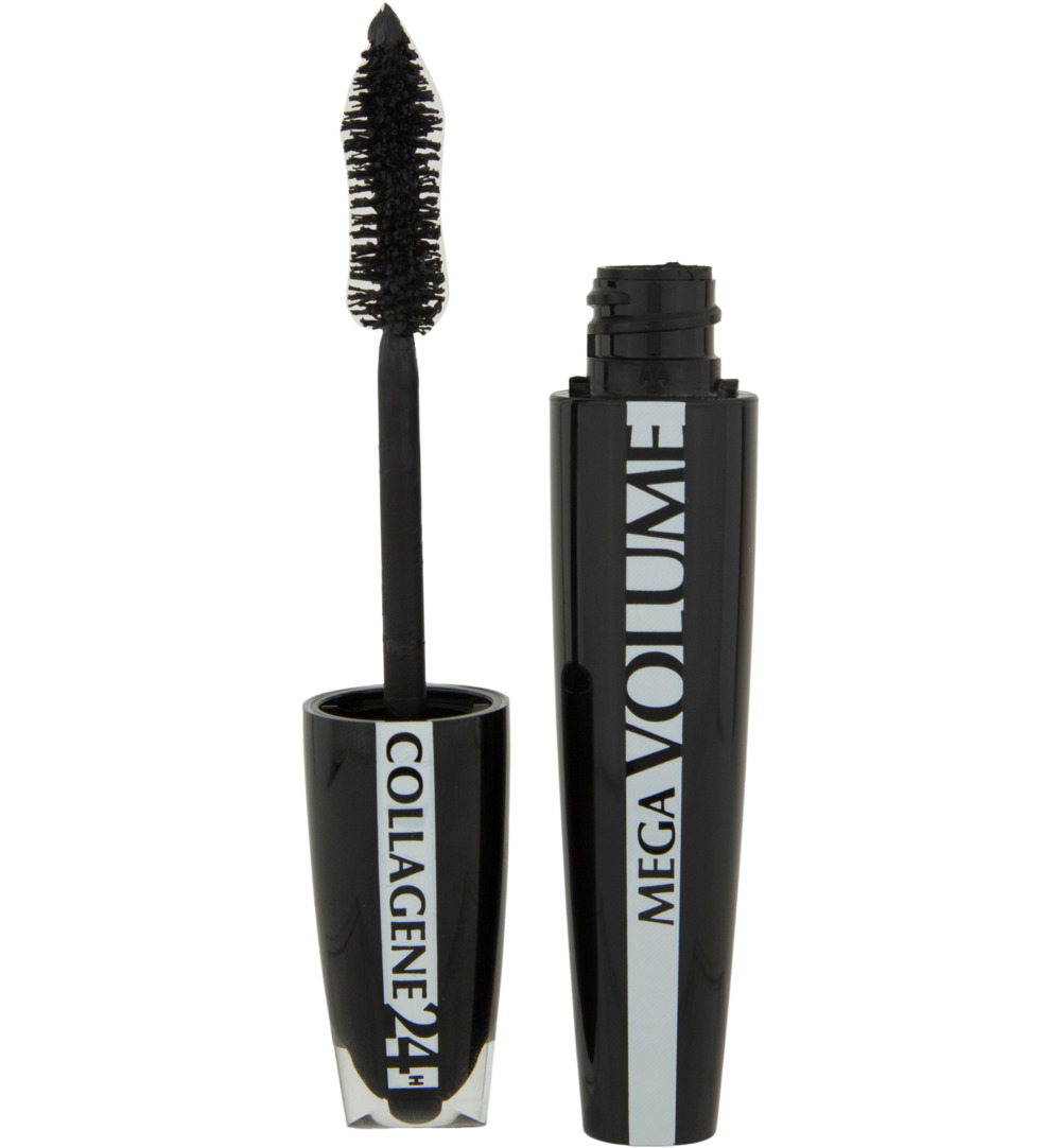 L'Orã©Al Mega Volume Collageen 24H - Black - Mascara (1 Stuk)