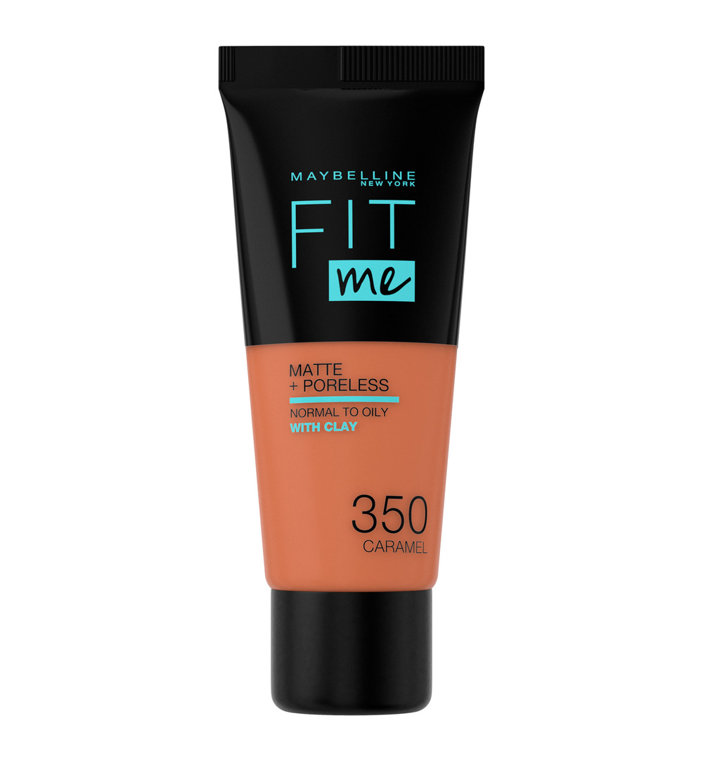 Maybelline New York Fit Me matte & poreless foundation 350 caramel (1 stuk)
