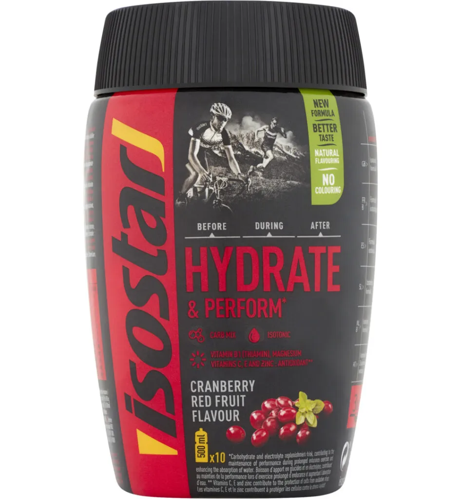 Isostar Hydrate & Perform Cranberry Red Fruit (400 gr)