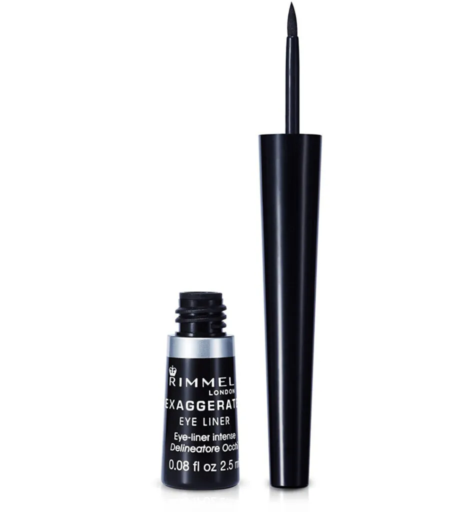 Rimmel London Exaggerate eyeliner : 001 - 100% Black (1 stuk)