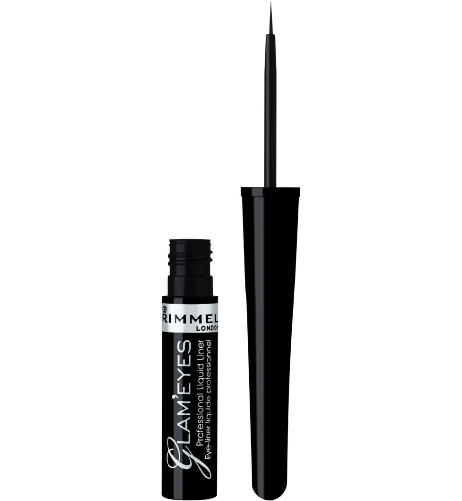 Rimmel London Glam'Eyes Professional eyeliner : 001 - Black Glamour (1 stuk)