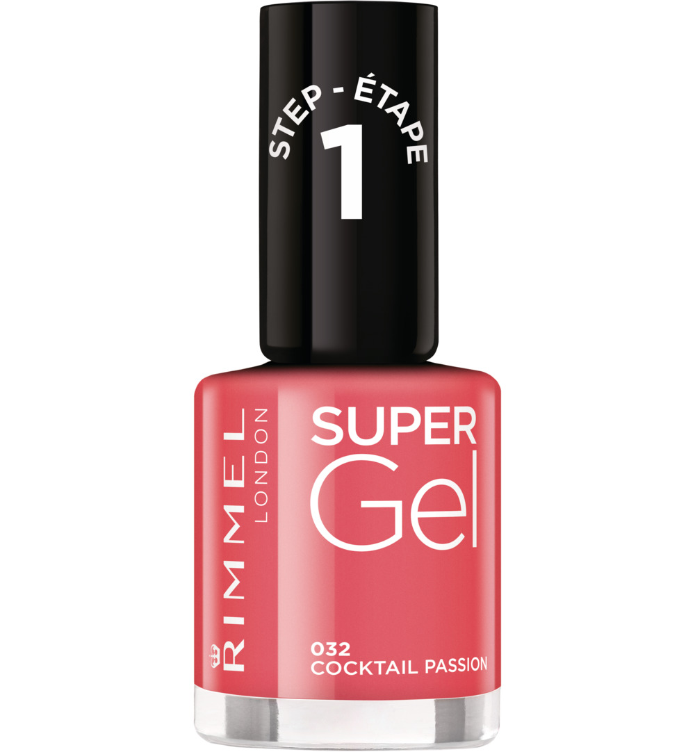Rimmel London Super Gel nagellak : 032 - Cocktail Passion (1 stuk)