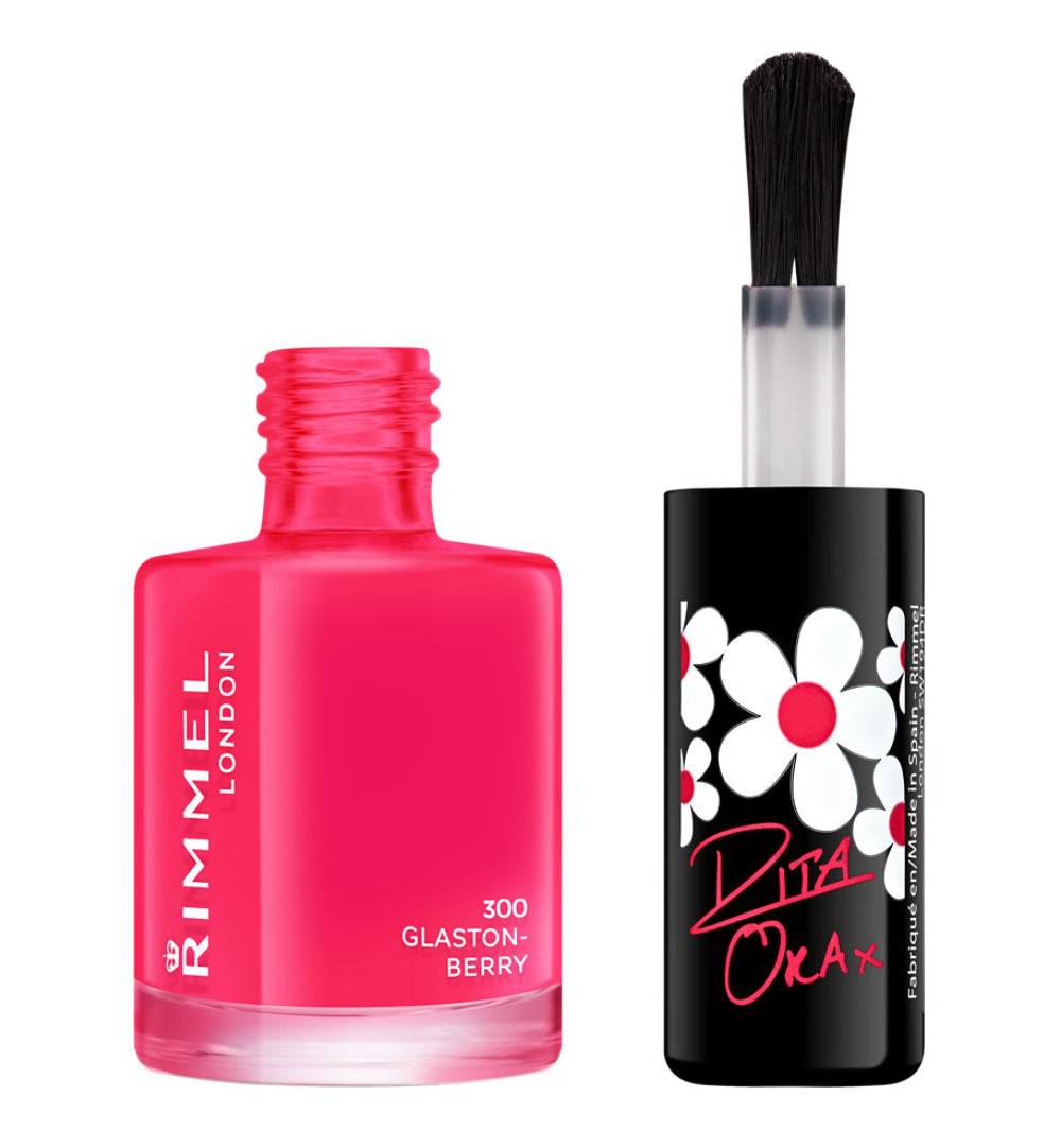 Rimmel 60sec Rita Orax nagellak : 300 - Glaston-Berry (8 ml)