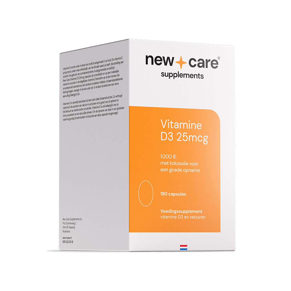 New Care D3 25mcg (180 capsules)