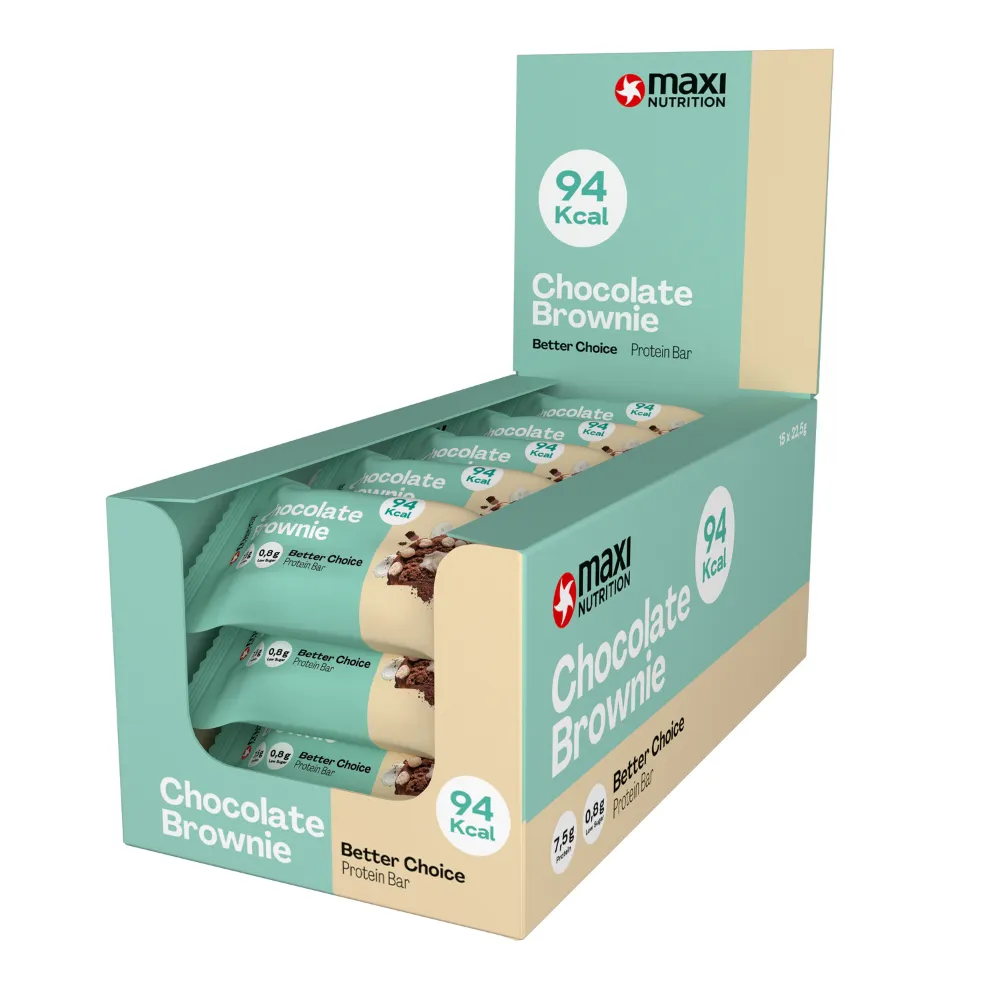 15x Maxi Nutrition Better Choice Chocolate Brownie (22,5 gr)
