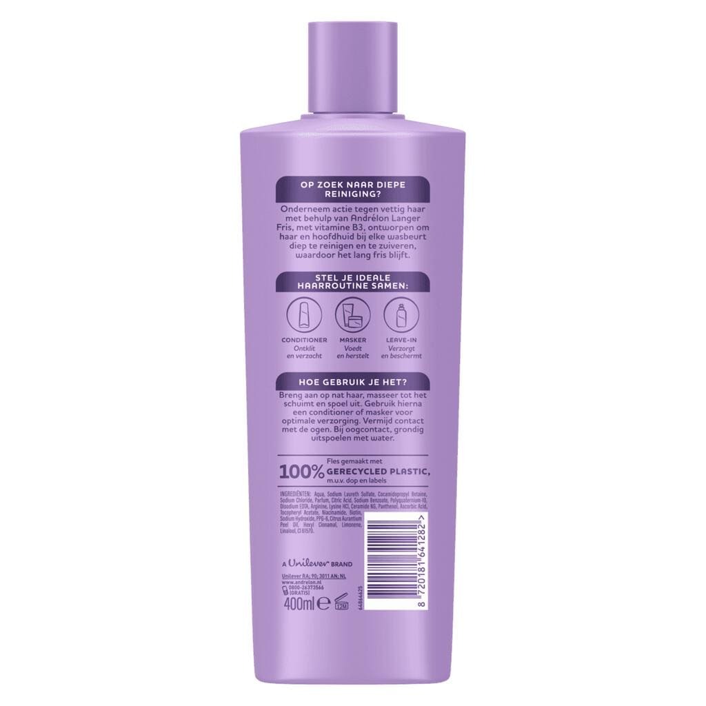 Andrelon Men Shampoo Langer Fris (400 ml)