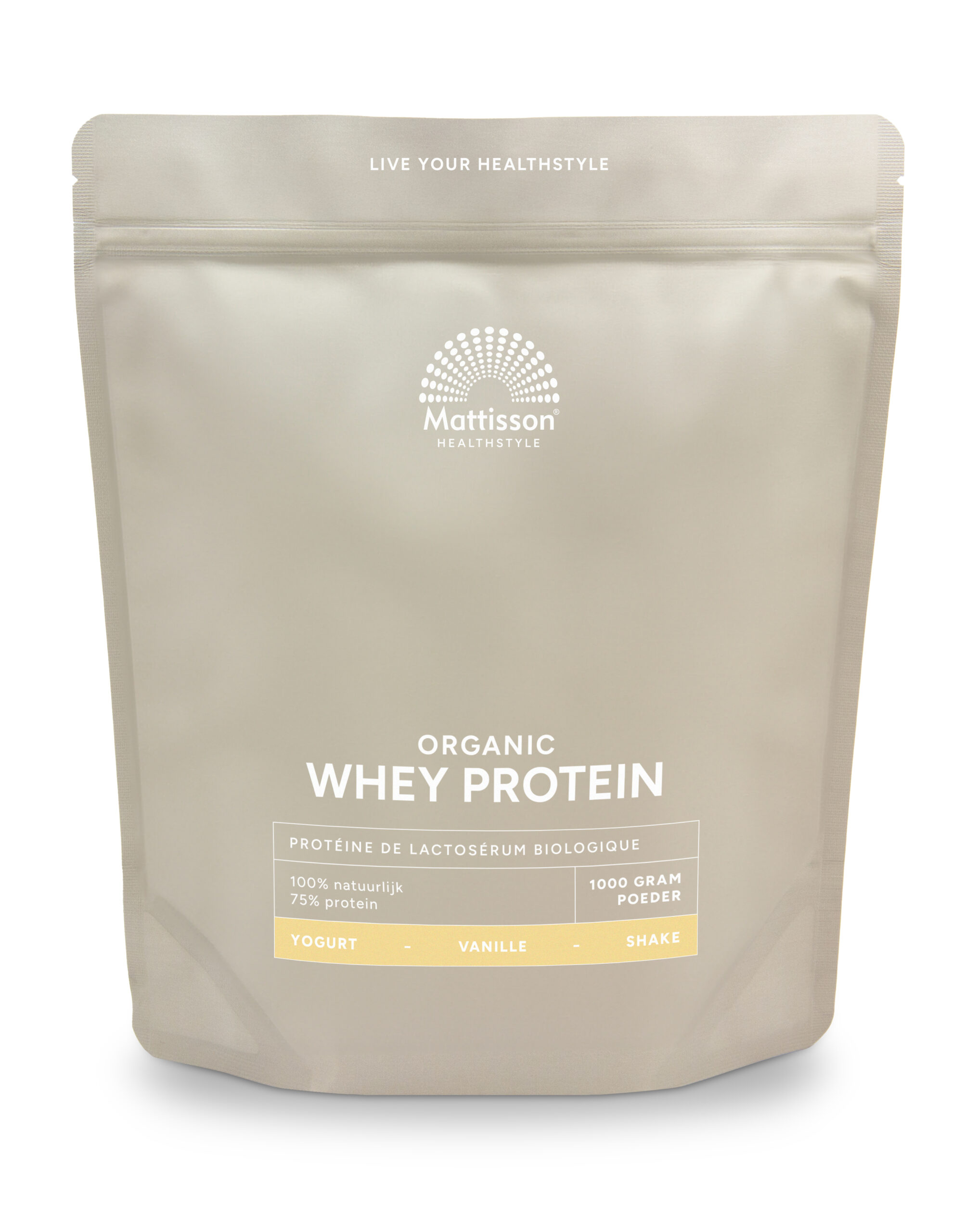 Mattisson Whey Proteïne Poeder Vanille  75% (1000 gr)