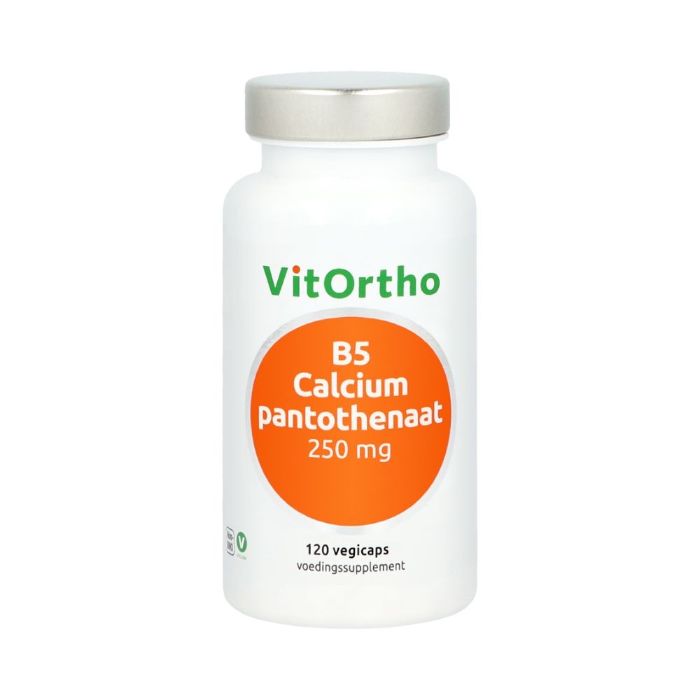 VitOrtho Calciumoantothenaat 250mg (120 vega capsules)