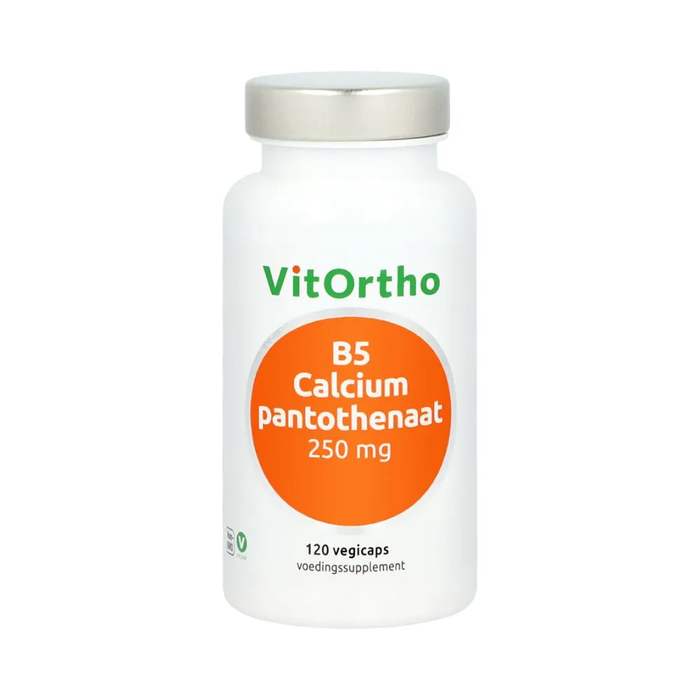 VitOrtho Calciumoantothenaat 250mg (120 vega capsules)