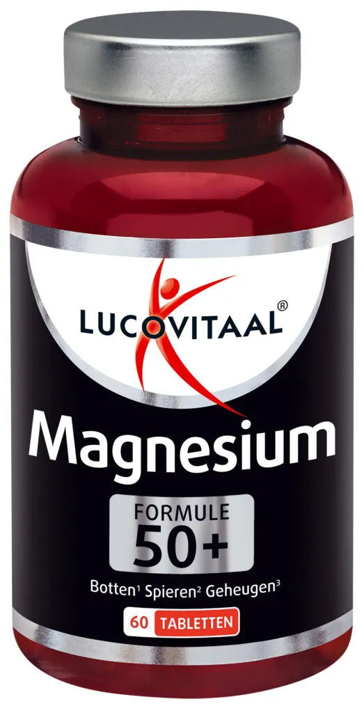 Lucovitaal Magnesium 50+ (Botten, Spieren, Geheugen) (60 tabletten)
