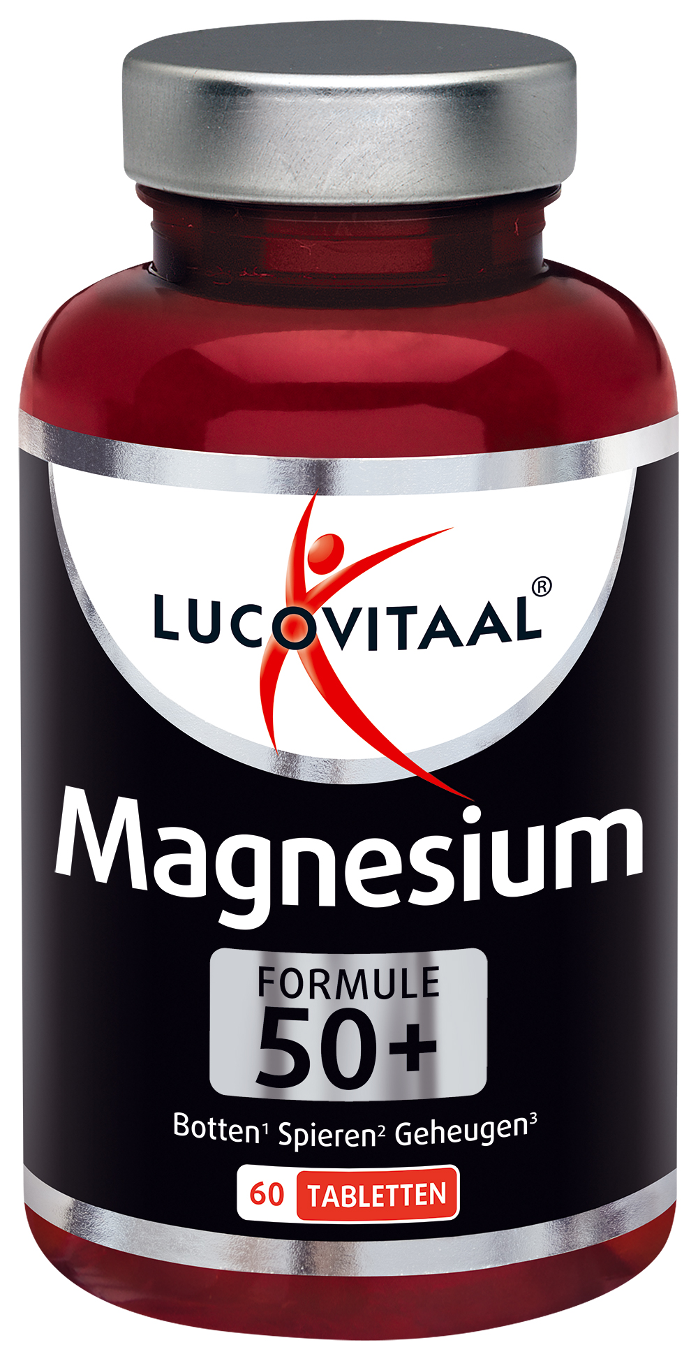 Lucovitaal Magnesium 50+ (Botten, Spieren, Geheugen) (60 tabletten)