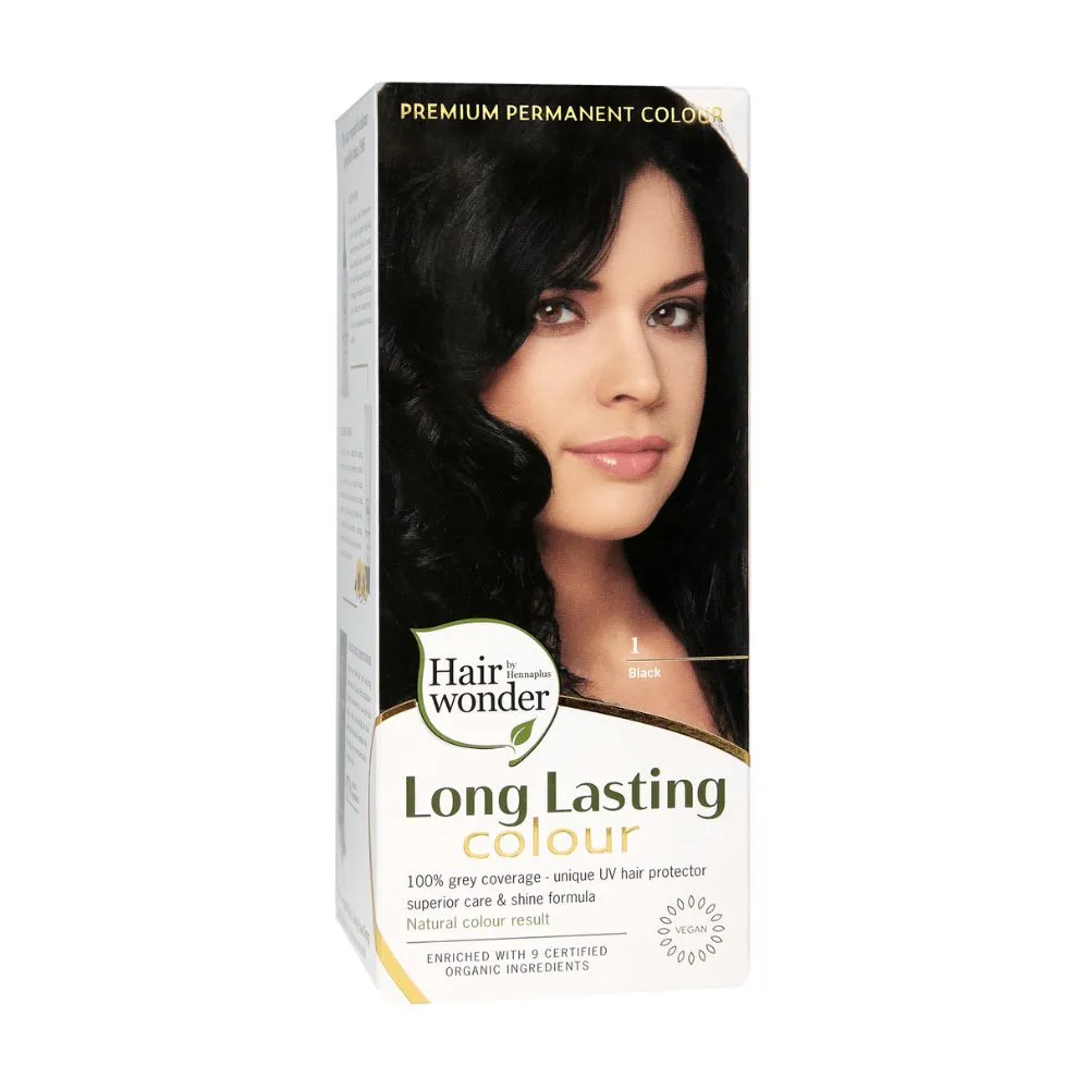 Hairwonder Long Lasting Colour 1 Black (100 ml)